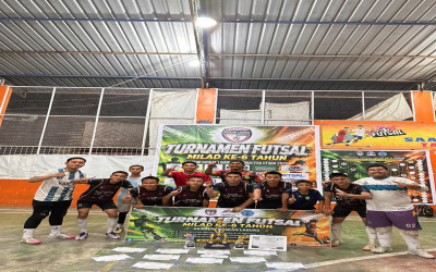 Murid MAN 2 Labura Raih Juara 1 Futsal Milad ke-6 Gaskan Akademi Provinsi Sumut