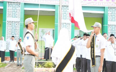 Upacara Bendera MAN 2 Labura: Menanamkan Amanah dalam Syariat Islam, Pilar Keimanan dan Keharmonisan