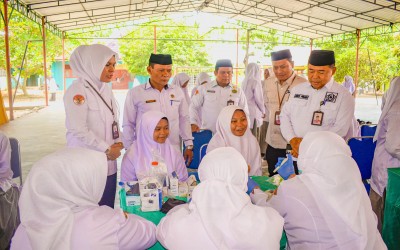 MAN 2 Labura Melakukan Cek Kesehatan Gratis Berkerjasama dengan Dinas Kesehatan Labura