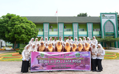 Bekali Pengalaman Dunia Kerja, Murid XII Tata Boga MAN 2 Labura Dilepas PKL