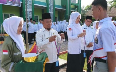 Pelaksanaan Matsama Hari Pertama Tahun Ajaran Baru 2025/2026 MAN 2 Labura