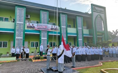 Pembina Upacara Sampaikan Berbagai Pesan Moral dan Pendidikan Karakter Pesdik MAN 2 Labura