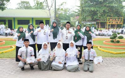 Siswa MAN 2 Labura Borong Lima Juara pada Festival Anak Sholeh Indonesia Ke-1