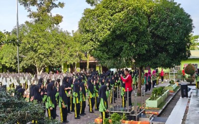 Jaga Kebugaran Tubuh, MAN 2 Labura laksanakan Senam Sehat di Lapangan Madrasah ‎