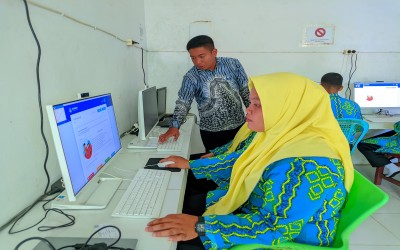 Optimalisasi Pembelajaran, MAN 2 Labura Laksanakan Simulasi ANBK