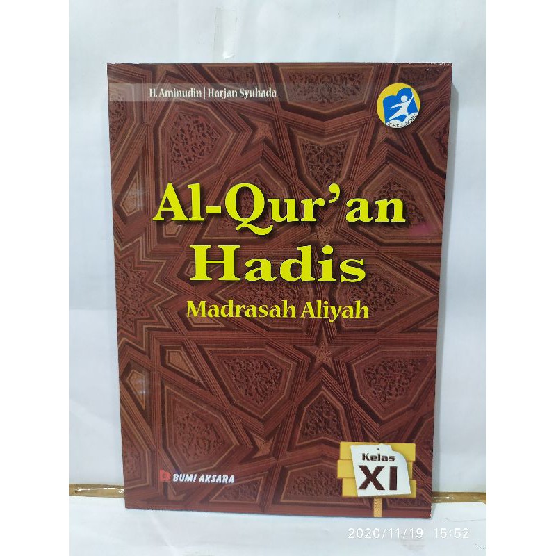 AL-QUR'AN HADIS MADRASAH ALIYAH KELAS XI